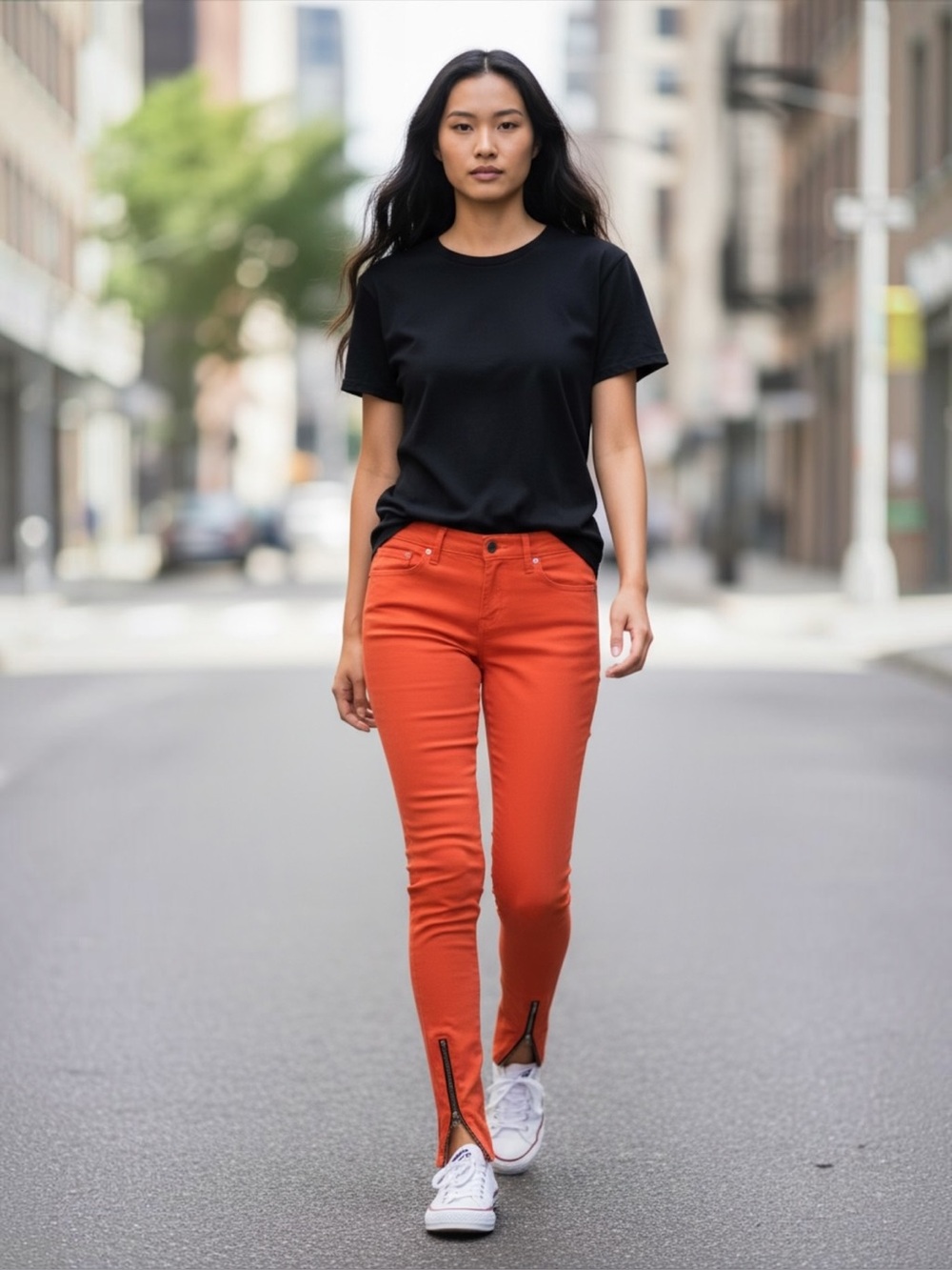 rag & bone Orange Skinny Jeans